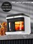 Sağlıklı Cam Hazne, Dokunmatik Kontrollü, Çift Kulp, Kolay Temizlenen Airfryer & Fritöz 1200W 4