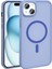 Apple Iphone 15 Plus Kılıf Renkli Magsafeli Arkası Buzlu Sert Sio Kapak 1