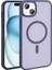 Apple Iphone 15 Plus Kılıf Renkli Magsafeli Arkası Buzlu Sert Sio Kapak 1