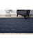 Antique Prm Dark Blue - Dört Tarafı Saçaklı Pamuklu Yıkanabilir Kilim Yazlık Dekoratif Hediye 4