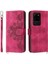 Samsung Galaxy S20 Ultra Kabartmalı Bileklik Çoklu Kredi Için Flip Case (Yurt Dışından) 1
