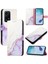 Onur Için Kılıf 200 Lite 5g Cüzdan Kickstand Mermer Desen Pu Deri (Yurt Dışından) 4