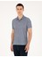 Erkek Lacivert Slim Fit Tişört 50288925-VR033 1