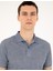 Erkek Lacivert Slim Fit Tişört 50288925-VR033 2