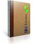 Enviro Spiralli Kraft Sert Kapak Defter 17 x 24 100 Yaprak Kareli 1