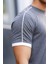 Erkek Future Nakışlı Slim Fit Bisiklet Yaka Omuz Biye Detaylı %100 Pamuk T-Shirt 5