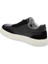 Siyah Hakiki Deri Erkek Sneaker - E24I1AY56602-W19 2