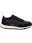 Siyah Hakiki Deri Erkek Sneaker - E24I1AY56666-W19 3