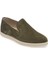 Yeşil Hakiki Nubuk Deri Erkek Loafer - E24I1AY56695-G98 1