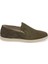 Yeşil Hakiki Nubuk Deri Erkek Loafer - E24I1AY56695-G98 3