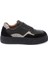Siyah Hakiki Deri Kadın Sneaker - K24I1AY67300-A23 3