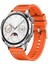 Xiaomi Mi Watch (Yuvarlak Kasa) Örgü Kumaş Hibrit Ayarlanabilir Silikon Lansman Saat Kordonu 1