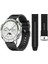Xiaomi Mi Watch (Yuvarlak Kasa) Örgü Kumaş Hibrit Ayarlanabilir Silikon Lansman Saat Kordonu 3