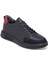 Lacivert Hakiki Deri Erkek Sneaker - E24I1AY56744-A31 1