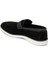 Siyah Hakiki Süet Deri Erkek Loafer - E24I1AY56749-A01 2