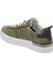 Yeşil Hakiki Nubuk Deri Erkek Sneaker - E24I1AY56638-G98 2