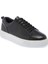 Siyah Hakiki Deri Erkek Sneaker - E24I1AY56878-A41 1