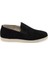 Siyah Hakiki Nubuk Deri Erkek Loafer - E24I1AY56695-A64 3