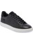 Siyah Hakiki Deri Erkek Sneaker - E24I1AY56729-A41 1