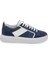 Lacivert Hakiki Süet Deri Erkek Sneaker - E24I1AY56817-D44 3