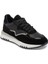 Siyah Hakiki Deri Kadın Sneaker - K24I1AY67135-A01 1