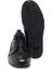 Siyah Hakiki Deri Erkek Sneaker - E24I1AY56755-A23 4
