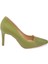 Yeşil Hakiki Deri Kadın Stiletto - K24I1AY67174-H3B 3