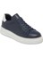 Lacivert Hakiki Deri Erkek Sneaker - E24I1AY56688-A31 1