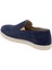 Lacivert Hakiki Nubuk Deri Erkek Loafer - E24I1AY56695-C39 2