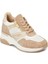 Krem Hakiki Deri Kadın Sneaker - K24I1AY67193-A68 1