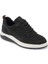Siyah Hakiki Nubuk Deri Erkek Sneaker - E24I1AY56683-A64 1