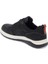 Siyah Hakiki Nubuk Deri Erkek Sneaker - E24I1AY56683-A64 2
