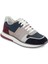 Lacivert Hakiki Deri Erkek Sneaker - E24I1AY56735-D44 1