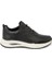 Siyah Hakiki Deri Erkek Sneaker - E24I1AY56618-A23 3