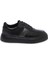 Siyah Hakiki Deri Erkek Sneaker - E24I1AY56722-A43 3