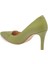 Yeşil Hakiki Deri Kadın Stiletto - K24I1AY67174-H3B 3