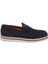 Lacivert Hakiki Süet Deri Erkek Loafer - E24I1AY56643-D44 3