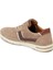 Gri Hakiki Nubuk Deri Erkek Sneaker - E24I1AY56694-A40 2