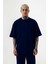 Lux Kısa Kollu Tişört Lacivert 3