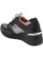 Siyah Hakiki Deri Kadın Sneaker - K24I1AY67144-A23 2