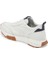 Beyaz Hakiki Deri Erkek Sneaker - E24I1AY56629-A26 2