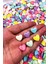 8-11-13 mm Renkli Soft Kalp Karışık Boncuk Takı Yapımı Bead (50 gram) 1