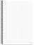 Outdoor Spiralli Sert Kapak Defter 17X24 Kareli 80 Yaprak Bordo (411012) 2