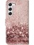 Samsung Galaxy S24 Manyetik Kart Yuvaları Tutucu Mermer Desen Için Flip Case (Yurt Dışından) 4