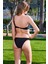 24120-2 Siyah Tül Detaylı Tek Omuz Bikini 3