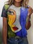 Kadın Kısa Kollu Yüz Baskılı Süprem T-Shirt 1