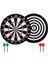 Dart Board Çift Taraflı Dart Tahtası Orta Boy Dard 4 Ok - 30CM - 12'' 2