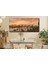 Yatay Yandan Saatli Sanat ve Doğa Temalı Cam Tablo YSYS002 3