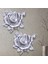 Roze Dekoratif Çiçek Gümüş 3