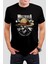 Mugiwara Kuru Kafa Baskılı Siyah Unisex Tişört C569 1